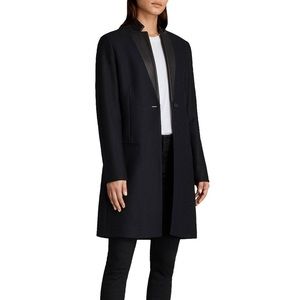 AllSaints Leni Navy/Black Coat